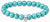 Bracciale Thomas Sabo X0293-404-17-L17 con pietre turchesi e anello per charm