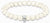 Thomas Sabo Bracciale con Perle Modello: X0293-082-14-L17 con perle d'acqua dolce bianche e occhiello ad anello per charm