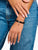 Thomas Sabo Bracciale con Perle Modello: X0292-023-11-L17 con perle ovali sfaccettate in ossidiana e anello per charm