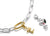 Ciondolo Charm in argento sterling 925 riciclato placcato oro 18k con motivo Peanuts Woodstock - Thomas Sabo, Modello: CC1303-413-39