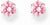 "Orecchini Thomas Sabo con grande zircone rosa taglio brillante"