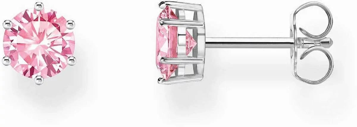 Orecchini con zircone rosa taglio brillante - Thomas Sabo Modello: H2301-051-9