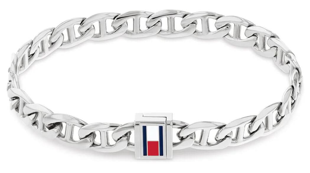 Bracciale da uomo in acciaio inossidabile con dettaglio logo - Tommy Hilfiger "Modello": 2790645