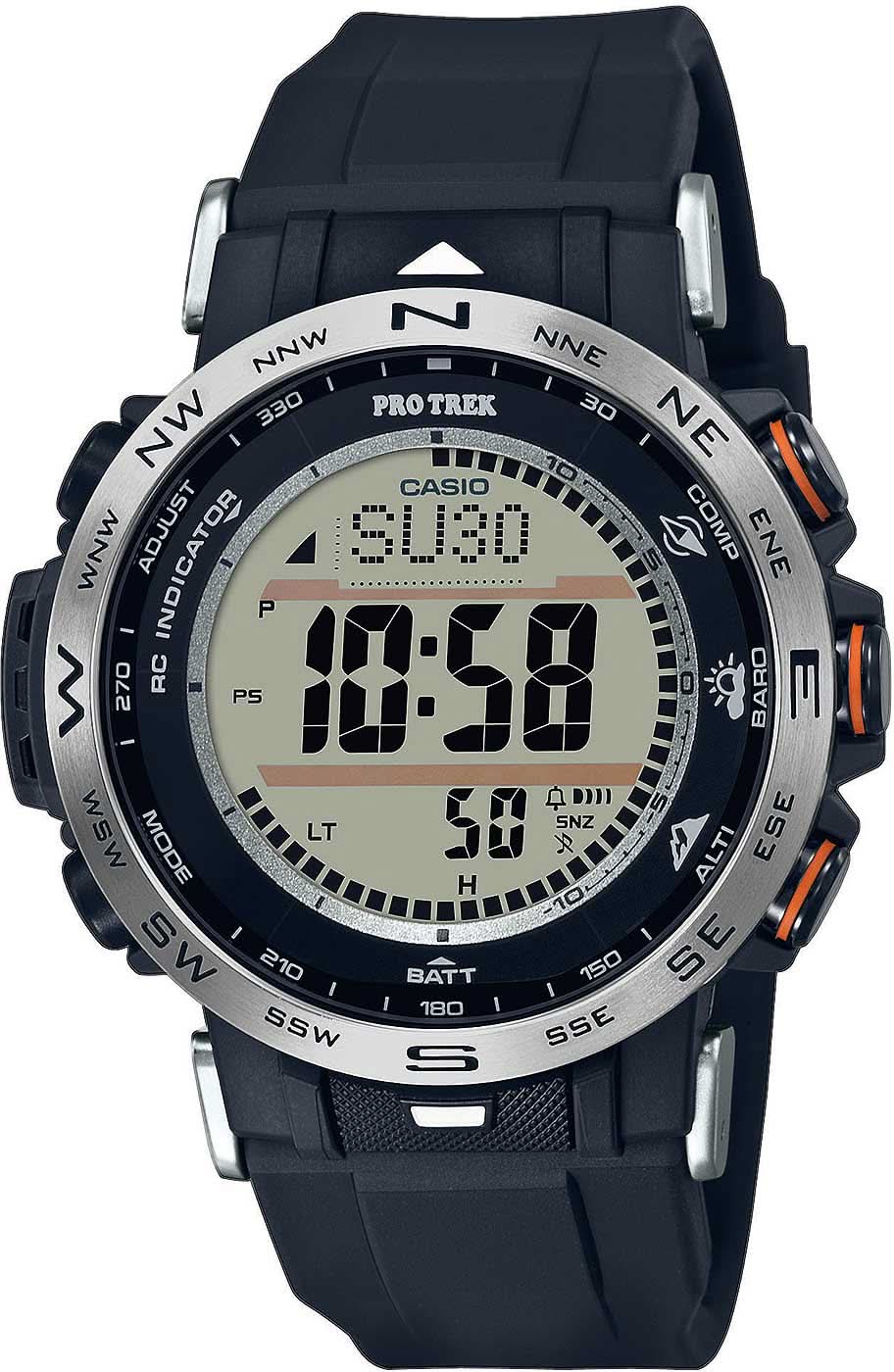 Orologio da uomo Casio Pro Trek PRW-30-1AER • Tough Solar • Ricezione radio