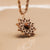 Collana Suncatcher in noce e oro rosa - Modello in legno: 9010631025298