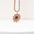 Collana Suncatcher in noce e oro rosa - Modello in legno: 9010631025298