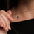 Collana Suncatcher in noce e oro rosa - Modello in legno: 9010631025298