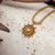Collana in acciaio inossidabile - Girasole - Anima in legno Modello: 9010631025281