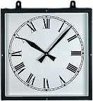 Orologio da parete GER-Technik 50x50 cm in acciaio inox • Radiocontrollato • Robusto per esterni
