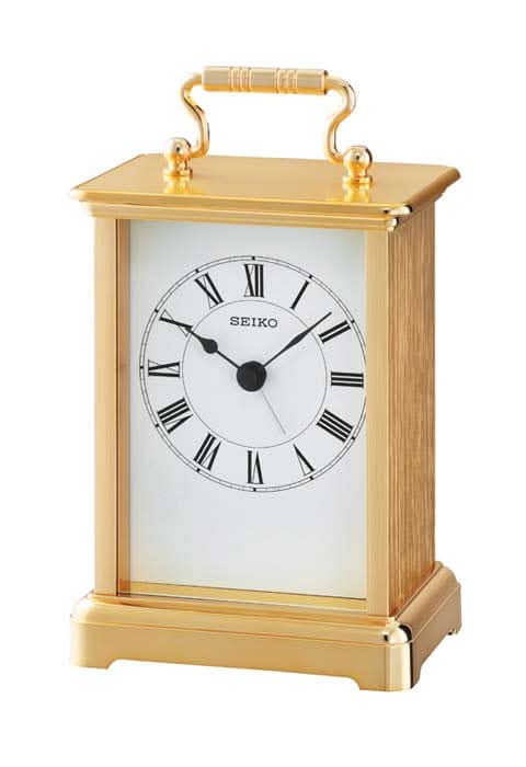 Orologio da tavolo Seiko 15,5x9,3x6,7 cm Metallo • Movimento al quarzo • Con funzione sveglia