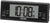 Digitalwecker mit schwarzem Gehäuse, beleuchtetem Display 10:18 AM und SEIKO-Schriftzug