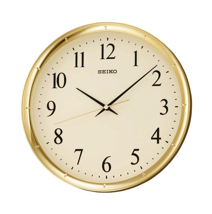 Orologio da parete Seiko 31,1x31,1x4,4 cm plastica • Movimento al quarzo silenzioso • Numeri chiari