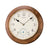 Orologio da parete Seiko 30x30x4,7 cm Legno • Movimento al quarzo silenzioso • Cassa in vero legno