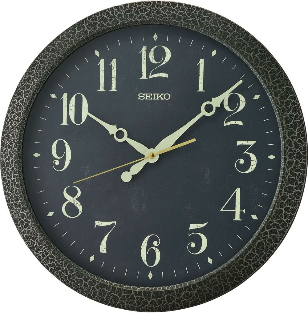 "Orologio da parete Seiko 41x41x5 cm plastica • Silenzioso • Design moderno"