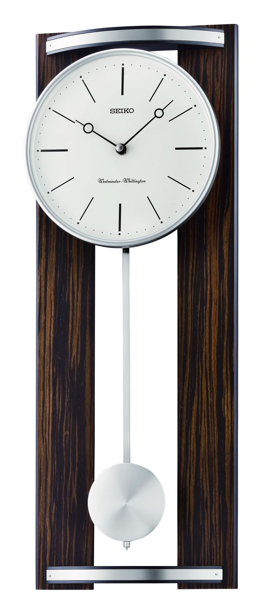 Orologio da parete Seiko 60x22x14 cm Legno • Suoneria Westminster • Spegnimento notturno automatico
