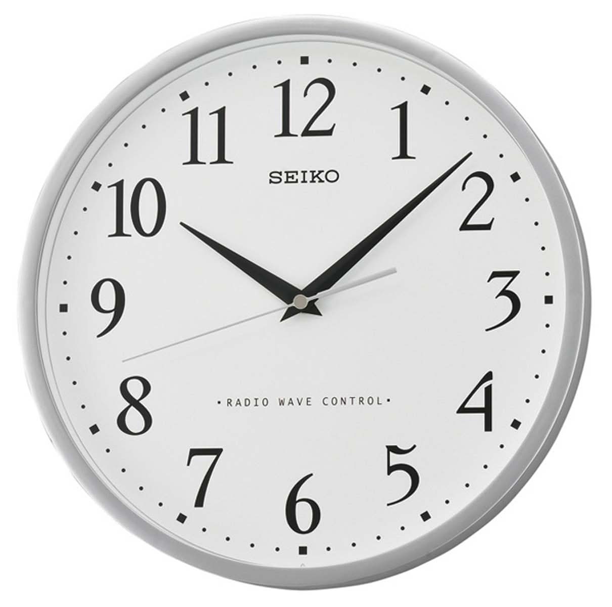 Orologio da parete Seiko 30 cm Ø plastica • Radiocontrollato • Design senza tempo