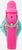 Orologio per bambini con cinturino in silicone rosa e fibbia in metallo; chiusura centrale