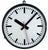 Orologio da parete GER-Technik 30 cm Ø Metallo • Radiocontrollato • Robusto per esterni
