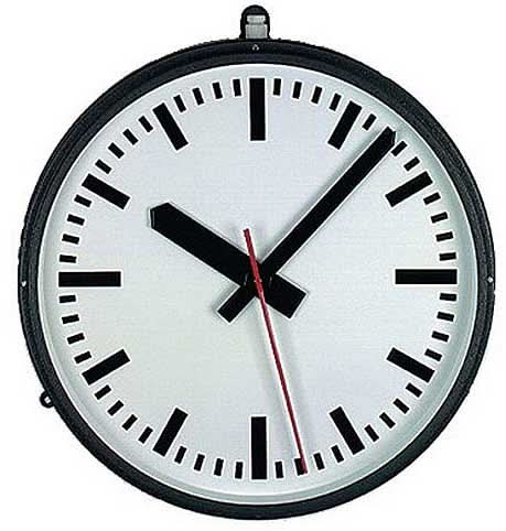 Orologio da parete GER-Technik 50 cm Ø in metallo • Precisione radiocontrollata • Design robusto