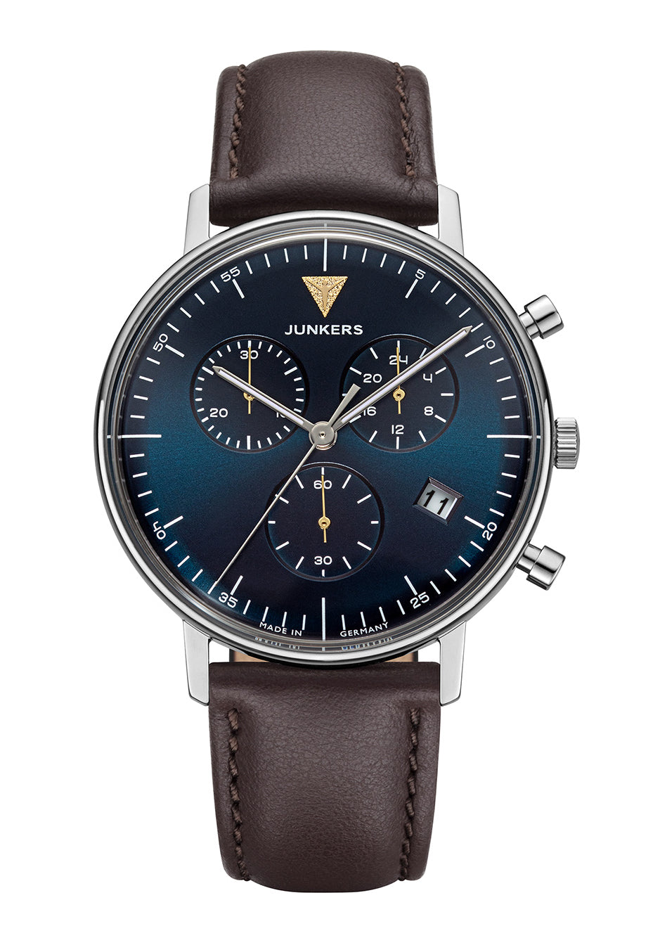 Junkers Bauhaus Chronograph 9.12.01.12 Herren • Quarzchronograph • Blau