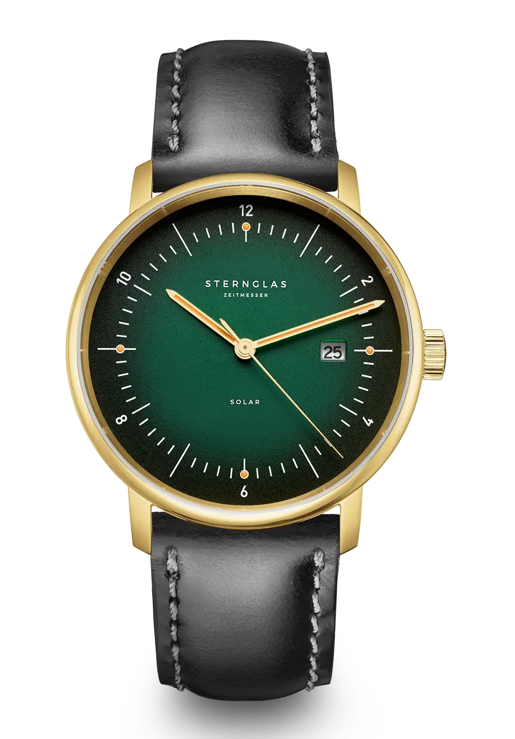 Sternglas Naos Solar Armbanduhr Dunkelgrün • Solarantrieb • Sportlich-minimalistisches Design