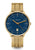Sternglas Hamburg gold Quarz SuperSlim Herrenuhr Goldfarben • Saphirglas doppelt entspiegelt • Ronda 715 Quarzwerk