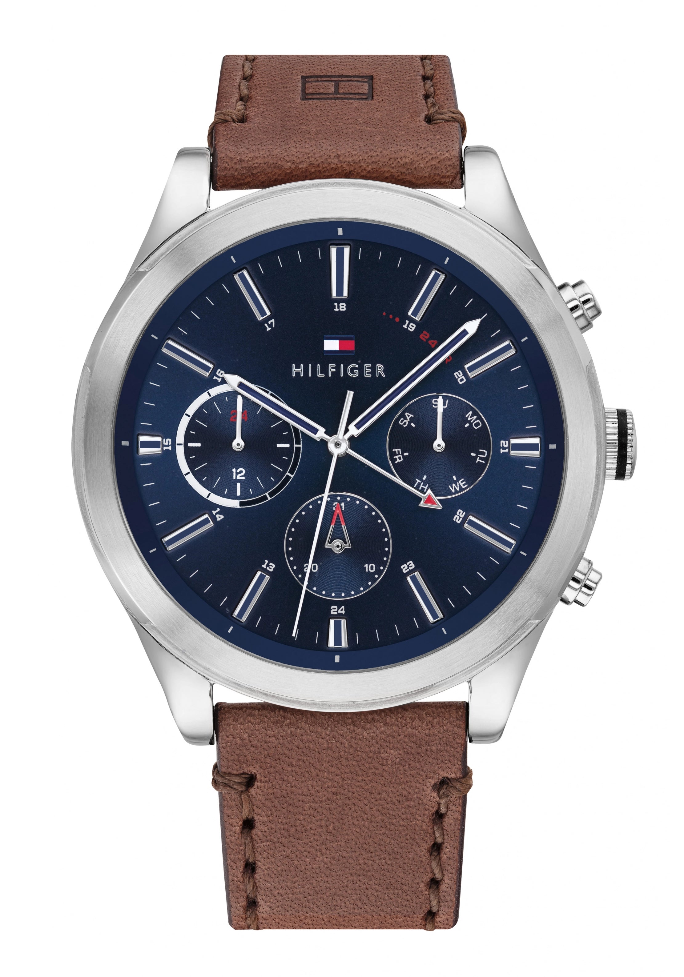 Tommy Hilfiger Ashton 1791782 Herren Armbanduhr Braun • Quarzwerk • Lederarmband