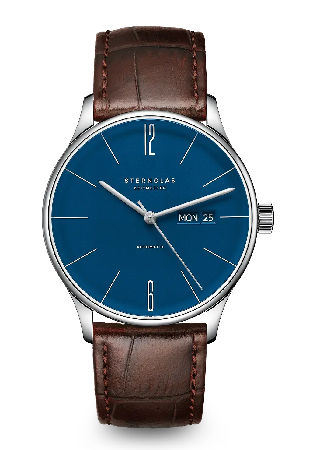 Sternglas Berlin Automatik Herren • Mitternachtsblau • Bauhaus-Design