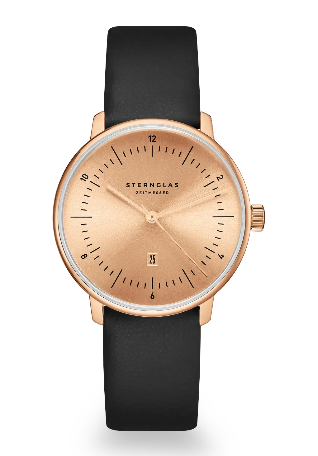 Sternglas Naos XS Edition Elyra Damen Armbanduhr Roségold • Bauhaus-Design • Quarzwerk