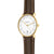 Sternglas Naos Edition Heritage Bridle Herrenuhr Braun • Leder-Armband im Vintage-Stil • Schlichtes Bauhaus-Design, Bild 2
