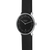 Sternglas Naos Quarz 38mm Armbanduhr Schwarz • Schlichtes Bauhaus-Design • Mineralglas, Bild 3