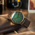 Sternglas Naos Solar Dunkelgrün Bridle Armbanduhr • Solar-Antrieb • Zeitloses Bauhaus-Design, Bild 5