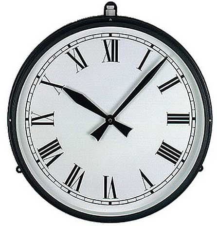 Orologio da parete GER-Technik 80 cm Ø Metallo • Radiocontrollato • Robusta cassa in metallo
