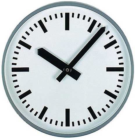 Orologio da parete GER-Technik 60 cm Ø metallo • Radiocontrollato • Indicazione precisa dell'ora
