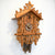 Rombach & Haas TRADITION 3521 Orologio da Parete Legno (scuro) • Movimento Meccanico 8 Giorni • Intaglio a Mano con Sega da Traforo