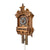 Rombach & Haas TRADITION 3401 Orologio da Parete Legno Scuro • Movimento Meccanico 8 Giorni • Intaglio a Traforo Fatto a Mano