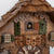 Rombach & Haas Tradition 3465 Orologio da Parete Legno (scuro) • Movimento Meccanico 8 Giorni • Orologio a Cucù della Foresta Nera Intagliato a Mano