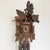 Rombach & Haas TRADITION 4560-N Orologio da Parete Legno Scuro • Movimento Meccanico 8 Giorni • Orologio Gufo Intagliato a Mano