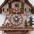 Rombach & Haas Holzhacker 3467 Orologio da Parete Legno (scuro) • Movimento Meccanico 8 Giorni • Intaglio a Mano Filigranato