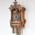 Rombach & Haas TRADITION 4501 Orologio da Parete in Legno (scuro) • Movimento Meccanico 8 Giorni • Orologio a Cucù Musicale con Suoneria a Rastrello