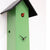Rombach & Haas Classic SL35-4 Orologio da Parete Verde • Movimento Meccanico 8 Giorni • Cuculo Intagliato a Mano
