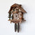 Rombach & Haas Tradition 3465 Orologio da Parete Legno (scuro) • Movimento Meccanico 8 Giorni • Orologio a Cucù della Foresta Nera Intagliato a Mano