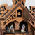 Rombach & Haas TRADITION 4501 Orologio da Parete in Legno (scuro) • Movimento Meccanico 8 Giorni • Orologio a Cucù Musicale con Suoneria a Rastrello