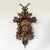 Rombach & Haas Tradition 3550-N Orologio da Parete Legno (scuro) • Movimento Meccanico 8 Giorni • Orologio a Cucù Foresta Nera Intagliato a Mano