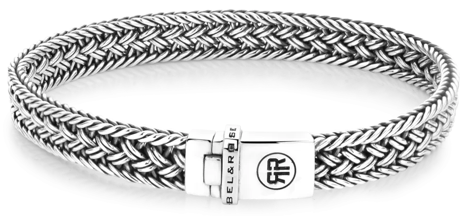 Bracciale in argento spesso 8 mm - Rebel&Rose Modello: RR-BR036-S-L