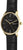 Orologio da uomo Sternglas con cinturino in pelle nera, cassa rotonda e quadrante nero