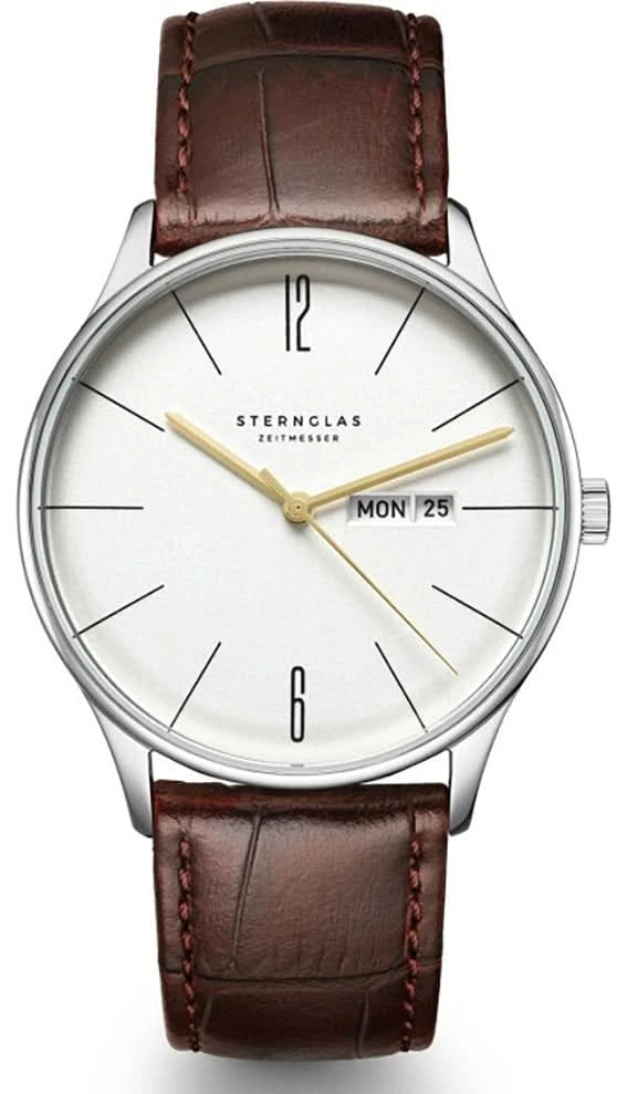 Sternglas Berlin S01-BE10-HE05 Orologio da uomo • Design Bauhaus • Vetro zaffiro