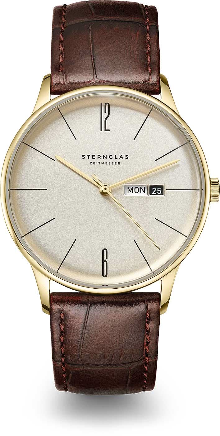 Sternglas Berlin S01-BE14-HE01 Orologio Unisex • Design Bauhaus • Vetro Zaffiro