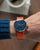 Orologio da uomo Sternglas Hamburg Chrono s01-hc06-fi02 • Design Bauhaus • Vetro zaffiro