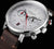 Orologio da uomo Sternglas Hamburg Chrono S01-HC10-VI11 • Design Bauhaus • Vetro zaffiro